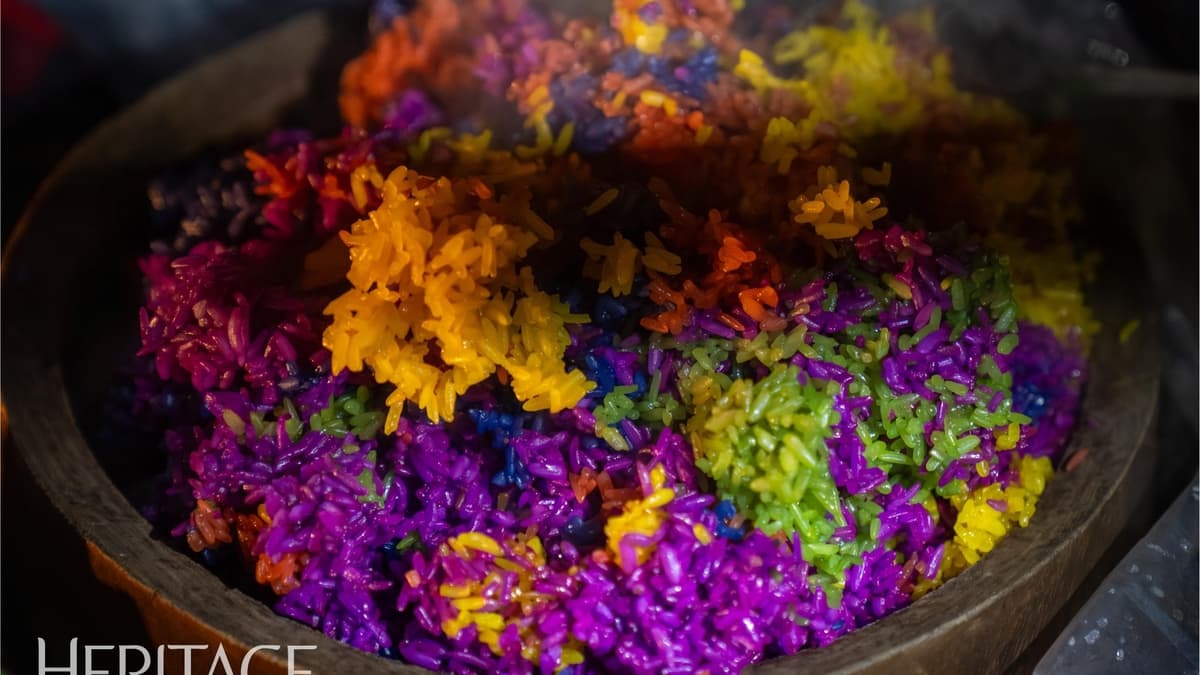 Памятные цвета рынка Бак Ха