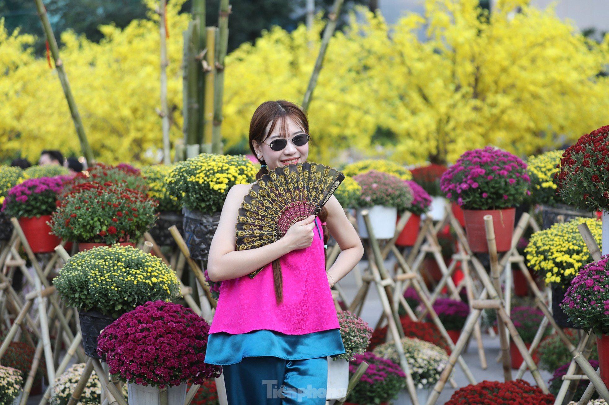 Giới trẻ đổ xô đến phố ông Đồ, đường mai vàng TPHCM chụp hình Tết ảnh 15
