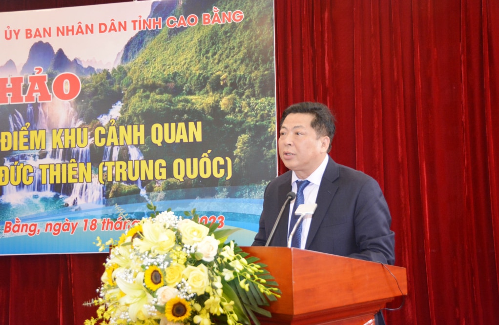 Workshop on pilot operation of Ban Gioc waterfall landscape (Vietnam ...