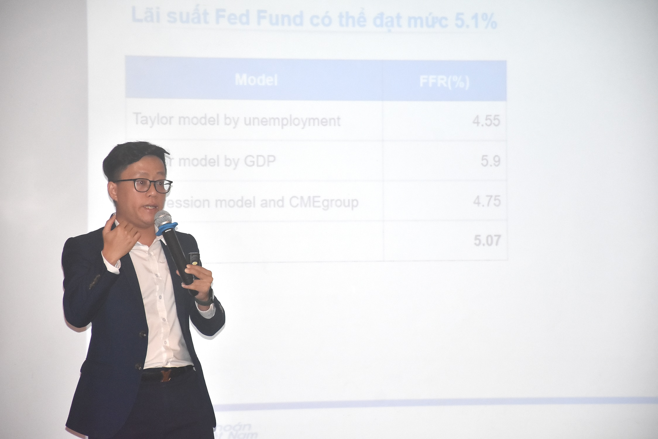 Diễn giả Nguyễn Thế Minh, Giám đốc khối nghiên cứu phát triển sản phẩm khách hàng cá nhân Công ty Chứng khoán Yuanta Việt Nam