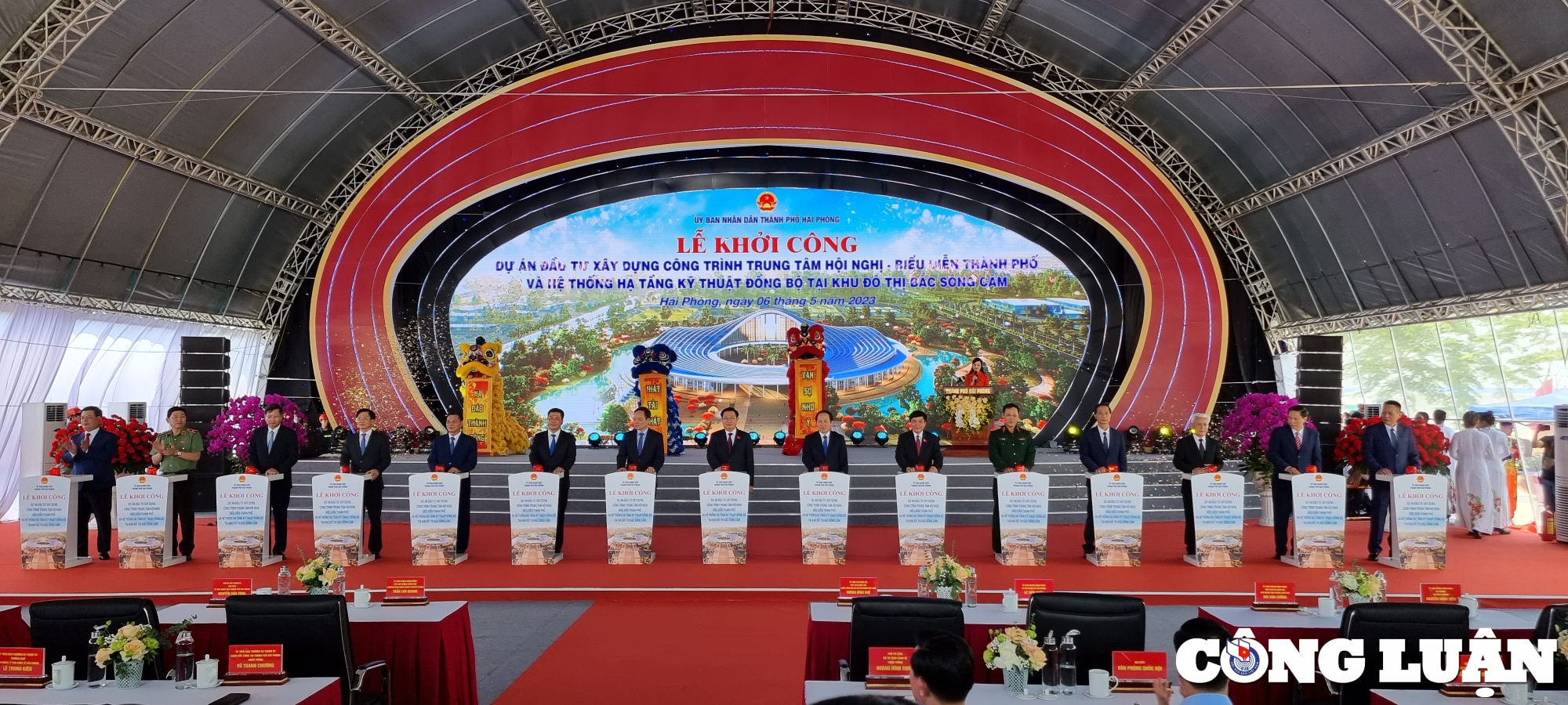 Hai Phong: Groundbreaking for Convention Center - Vietnam.vn
