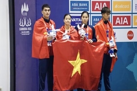 VĐV Vũ Văn Bắc Phú Thọ giành Huy chương Bạc SEA Games 32