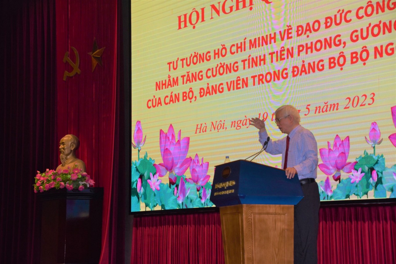 Bộ Ngoại giao tổ chức Hội nghị quán triệt Tư tưởng Hồ Chí Minh về đạo đức công vụ.