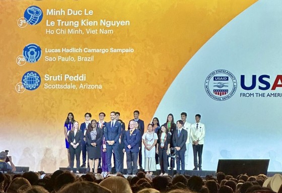 Học sinh Việt Nam đoạt giải tại Hội thi Khoa học kỹ thuật quốc tế 2023 ảnh 1