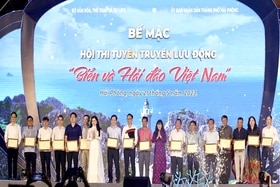 Phú Thọ đạt giải cao tại Hội thi tuyên truyền lưu động “Biển và Hải đảo Việt Nam”