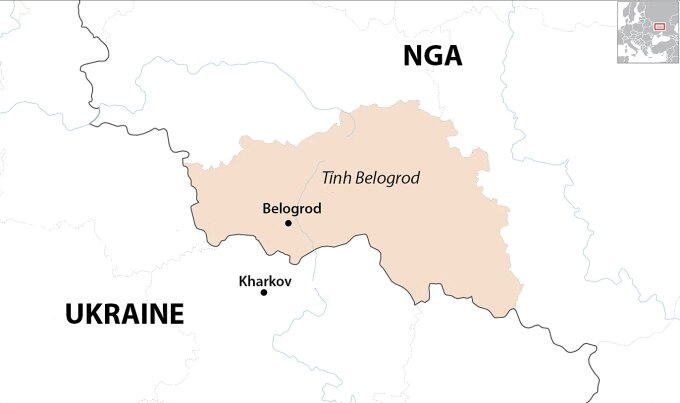Tỉnh Belogrod và thủ phủ cùng tên. Đồ họa: FT
