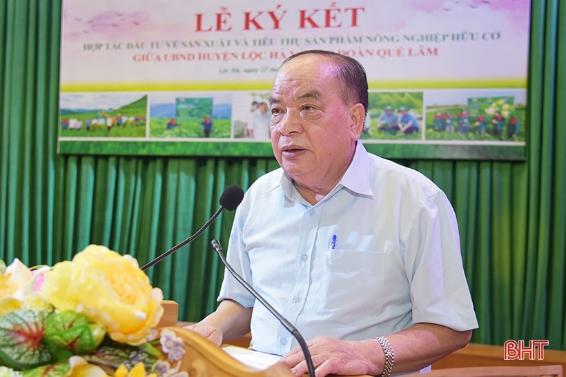 Lộc Hà và Tập đoàn Quế Lâm thỏa thuận hợp tác phát triển nông nghiệp sạch