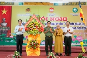 Tiếp tục duy trì, nhân rộng mô hình “Phật giáo Quảng Trị tham gia bảo vệ an ninh Tổ quốc và chung tay xây dựng nông thôn mới”