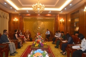 Phó Chủ tịch UBND tỉnh Hoàng Nam tiếp, làm việc với đoàn công tác Bộ Ngoại giao Hoa Kỳ