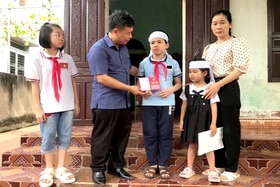 Vận động ủng hộ hơn 47 triệu đồng cho gia đình em Nguyễn Hải Minh