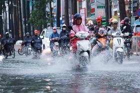 Phú Thọ cảnh báo mưa dông diện rộng
