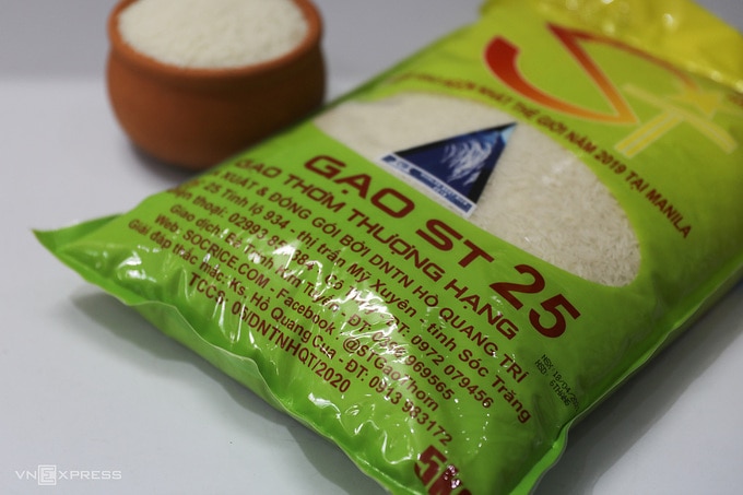 Gạo ST 25 của Việt Nam được nhiều quốc gia ưa chuộng. Ảnh: Quỳnh Trần