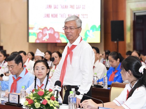 Bí thư Thành ủy TPHCM Nguyễn Văn Nên: Lắng nghe thiếu nhi bằng cả trái tim và hành động trách nhiệm  ảnh 4