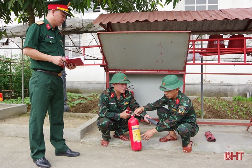 Các đơn vị bộ đội ở Hà Tĩnh chú trọng giảm nguy cơ cháy, nổ