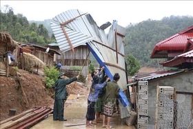 Yên Lập thiệt hại gần 2 tỉ đồng sau giông lốc, mưa bão cục bộ