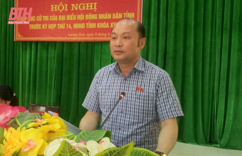 Đại biểu HĐND tỉnh tiếp xúc cử tri huyện Thường Xuân
