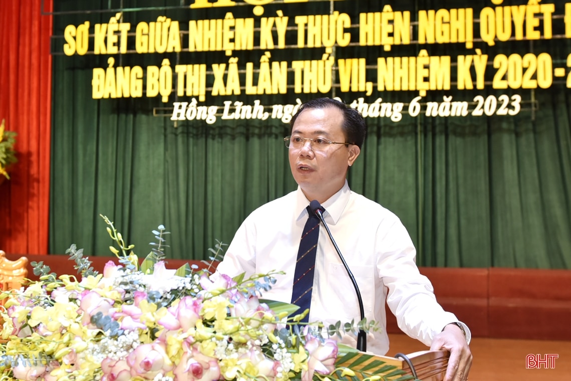 Sớm đưa TX Hồng Lĩnh thành trung tâm kinh tế - xã hội - đô thị phía Bắc Hà Tĩnh