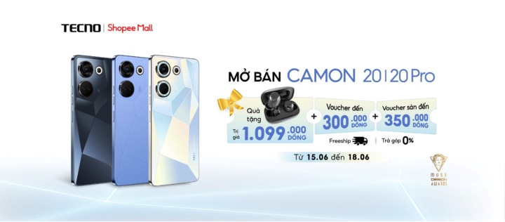 Tecno Camon 20 Pro: Điện thoại thông minh tầm trung tính năng camera tuyệt vời - 4