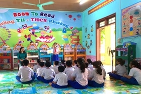 Tổ chức Room to Read hỗ trợ 47 trường tiểu học xây dựng “Thư viện thân thiện”