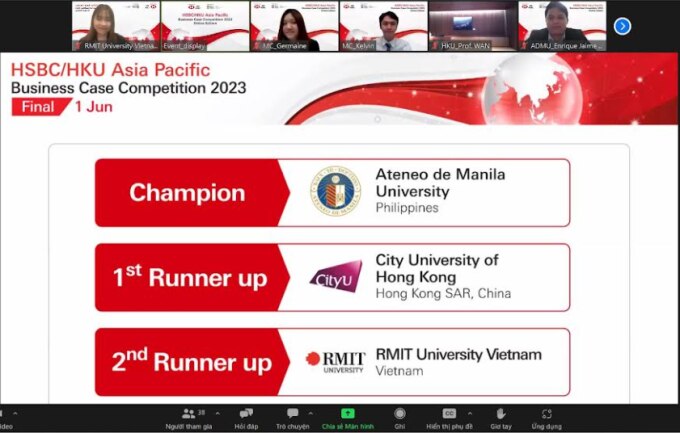 Đại diện Việt Nam giành giải Ba tại cuộc thi. Ảnh: RMIT