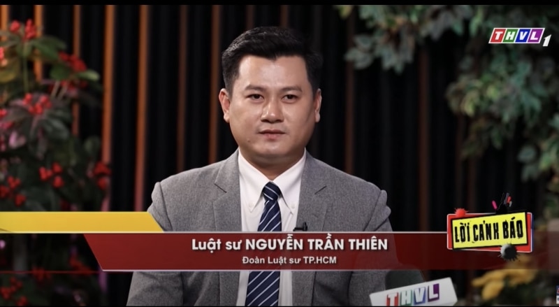 Luật sư Nguyễn Trần Thiên (Đoàn Luật sư TP.HCM).