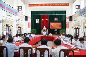 Đoàn công tác Học viện Chính trị Quốc gia Hồ Chí Minh làm việc với tỉnh Quảng Trị