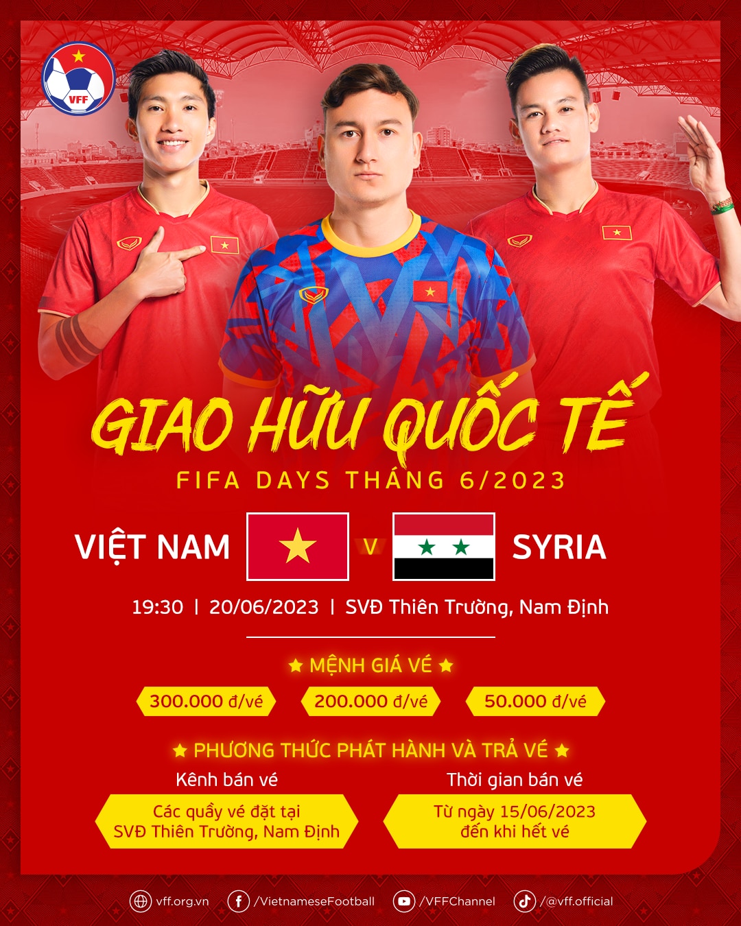 Đội tuyển Việt Nam gặp đội Syria, CĐV mua vé xem ở đâu?  - Ảnh 1.