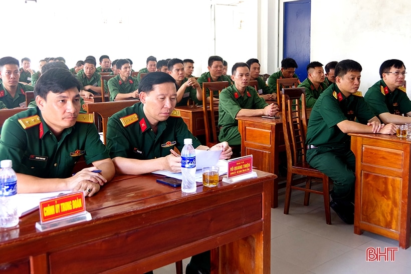 Hoàn thành huấn luyện bổ túc sĩ quan dự bị cấp đại đội thuộc 3 tỉnh