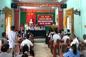 Đại biểu HĐND tỉnh, HĐND huyện Vĩnh Linh tiếp xúc cử tri xã Vĩnh Hà