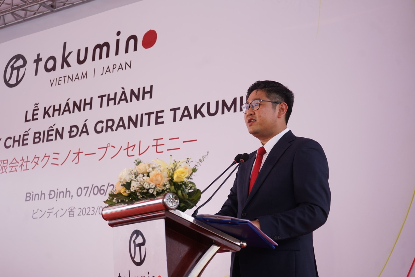 Khánh thành nhà máy TAKUMINO tại Bình Định - Ảnh 1.