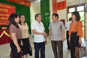 Đoàn ĐBQH tỉnh tiếp xúc cử tri tại xã Hải Dương, huyện Hải Lăng và Phường 1, thị xã Quảng Trị