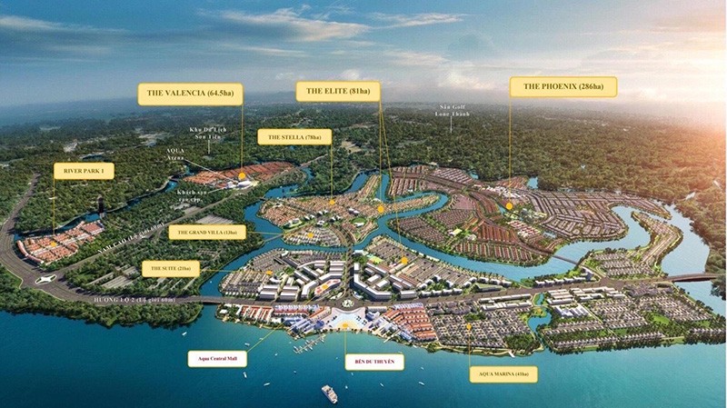 Dự án Aqua City Novaland Biên Hòa Đồng Nai.