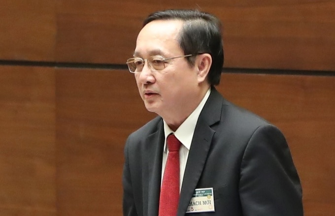 Bộ trưởng Huỳnh Thành Đạt. Ảnh: Phạm Thắng