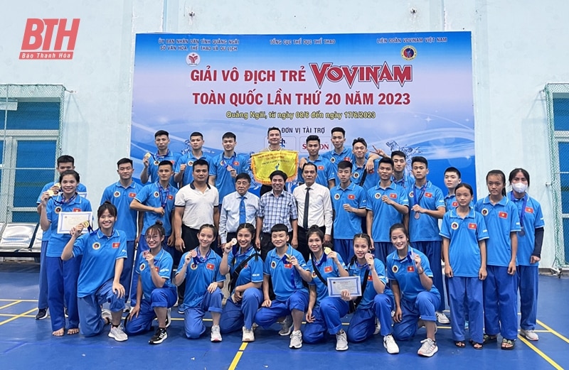 Thanh Hóa xếp thứ ba toàn đoàn tại Giải Vô địch trẻ Vovinam toàn quốc 2023