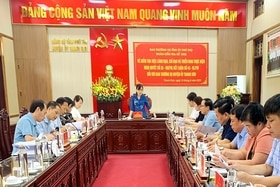 Kiểm tra công tác lãnh đạo, chỉ đạo thực hiện Nghị quyết số 25 của BCH Trung ương Đảng tại huyện Thanh Sơn
