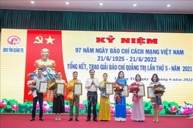 22 tác phẩm báo chí đoạt Giải Báo chí tỉnh Quảng Trị lần thứ 6 - năm 2022
