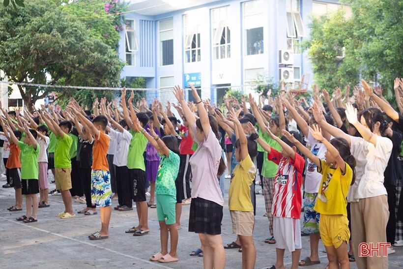 17 trẻ em mồ côi ở Cẩm Xuyên tham dự trại hè “Khát vọng”
