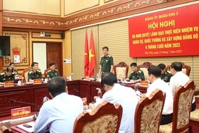 Đảng ủy Quân khu 2 ra nghị quyết lãnh đạo thực hiện nhiệm vụ 6 tháng cuối năm 2023