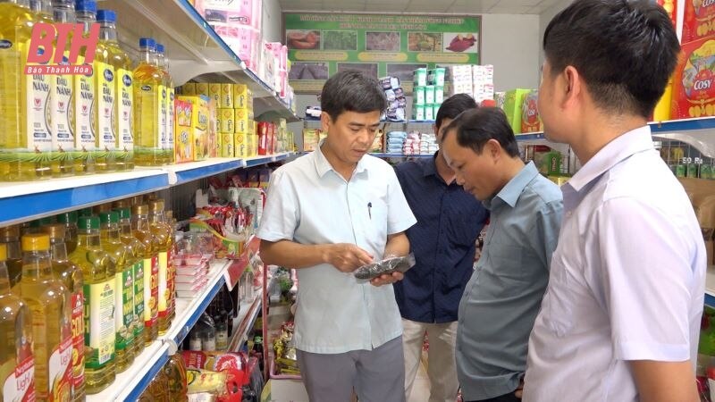 Thẩm định đơn vị an toàn thực phẩm nâng cao tại xã Vĩnh Tiến (Vĩnh Lộc)