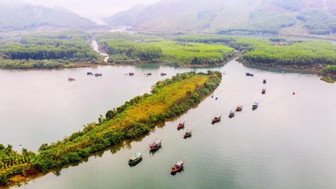 Vẻ đẹp sông Ba Chẽ. Ảnh: Nguyễn Hải Duy
