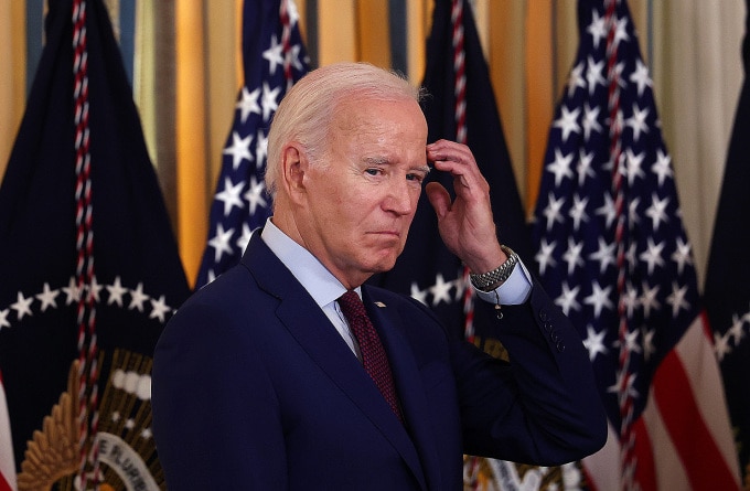 Tổng thống Joe Biden tham dự một cuộc họp ở Nhà Trắng ngày 19/7. Ảnh: AFP