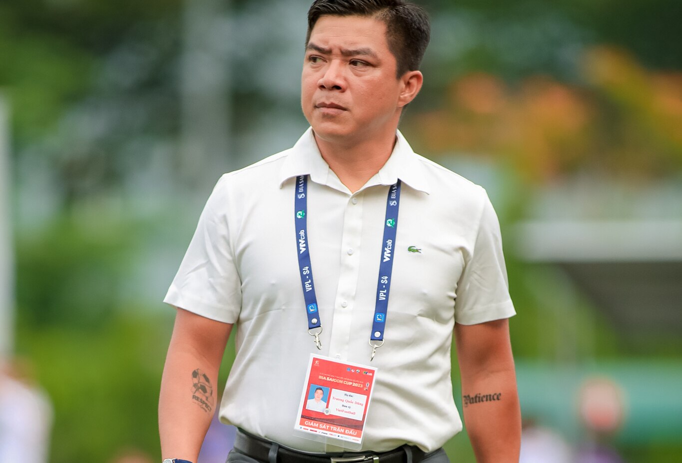 Trọng tài FIFA Trương Quốc Dũng tham gia điều hành trọng tài tại VPL-S4
