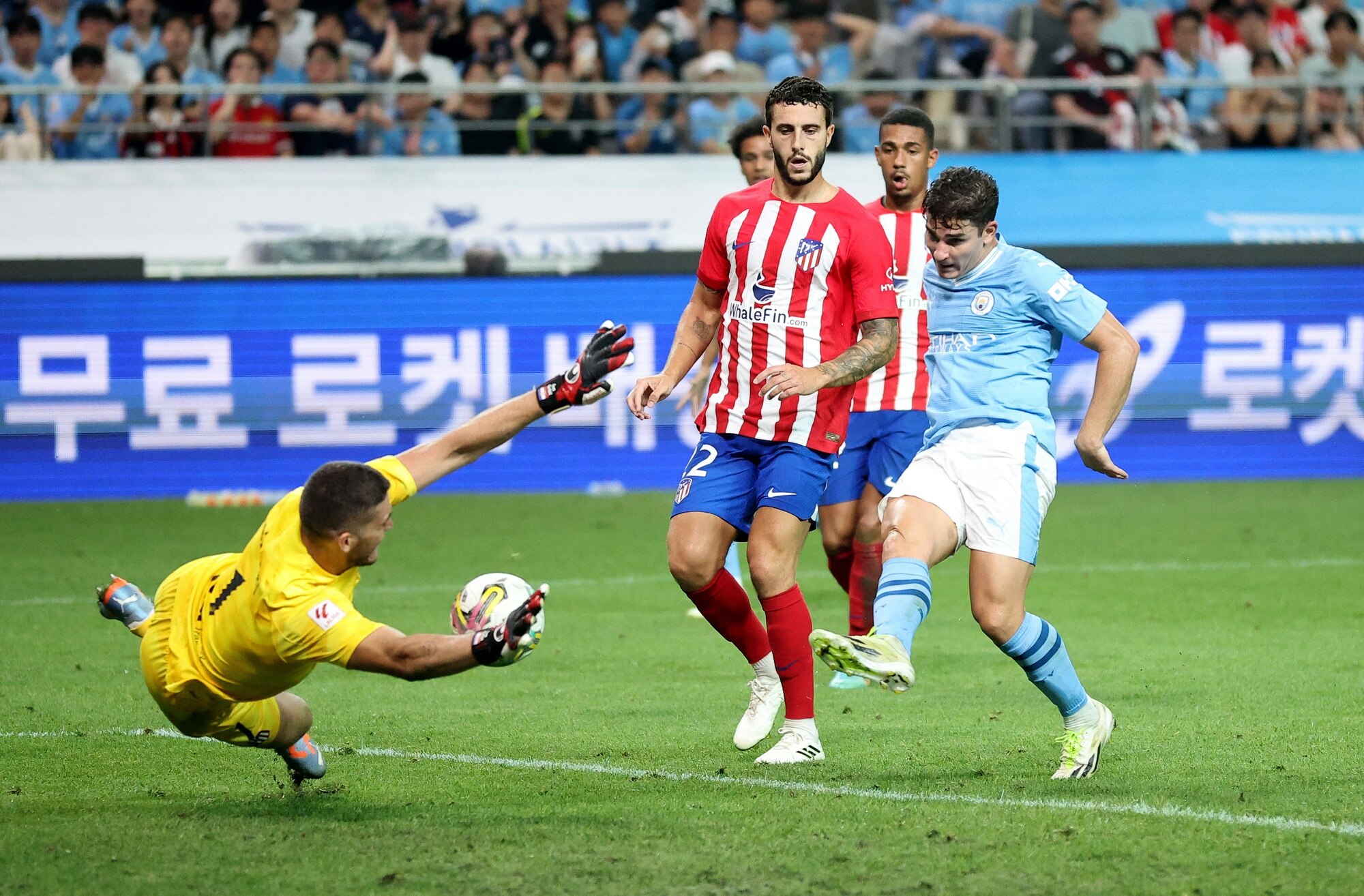 Erling Haaland muted, Man City lost to Atletico Madrid in Seoul