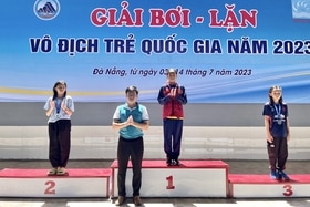 Bơi - Lặn Phú Thọ giành 10 huy chương tại Giải Vô địch trẻ Quốc gia