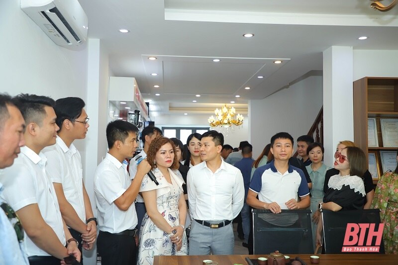 Hiệp hội doanh nghiệp TP Thanh Hoá thăm, làm việc với các doanh nghiệp hội viên tại Hà Nội