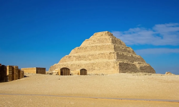 Kim tự tháp Djoser tại Ai Cập. Ảnh: Liya Blumesser