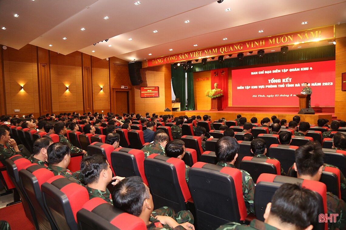 Hà Tĩnh hoàn thành xuất sắc nhiệm vụ diễn tập khu vực phòng thủ tỉnh năm 2023