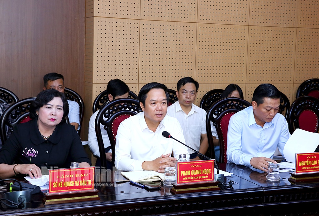 Lãnh đạo UBND tỉnh làm việc với Tập đoàn Wartsila về đề xuất xây dựng Dự án Nhà máy điện linh hoạt ICE tại Ninh Bình