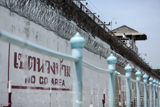 Bên ngoài Nhà tù Remand Bangkok ở phía bắc thủ đô Thái Lan. Ảnh: Bangkok Post
