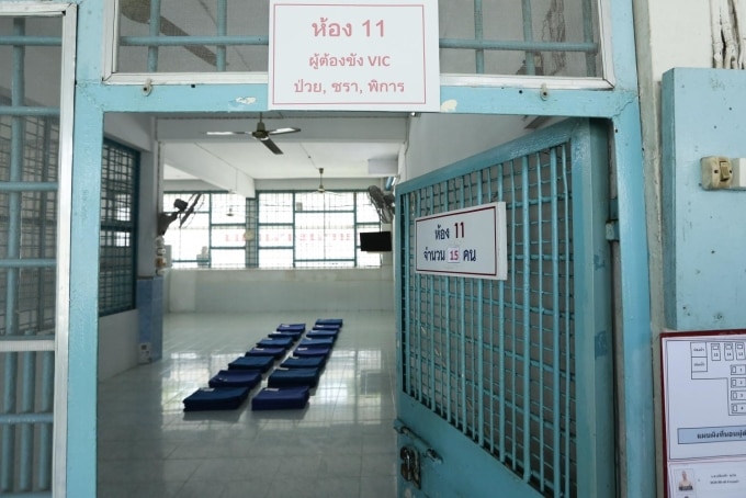Khu giam giữ tù nhân bị bệnh, tàn tật hoặc cao tuổi. Ảnh: Bangkok Post